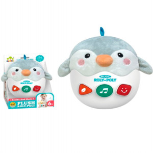 7601 - PELUCHE PINGUINO CON LUZ Y SONIDO