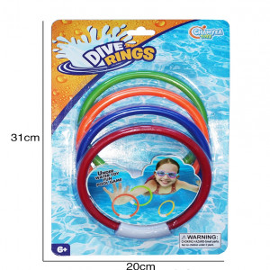 JA04 - JUEGO  DE BUCEO ANILLOS DE COLORES