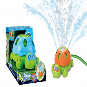 JA20 - TORTUGA BURBUJERO Y ROCIADOR SPLASH DE AGUA