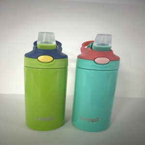 9310 - TERMO DE ACERO INOXIDABLE CON PICO BLANDO. 350 ML