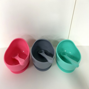 9355 - BOWL DE SILICONA CON CUCHARA