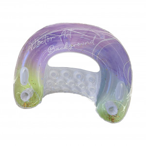 IN81 - SILLÓN INFLABLE SALVAVIDAS LENTEJUELAS