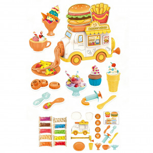 8011 - JUEGO DE MASAS FOOD TRUCK HAMBURGUESAS