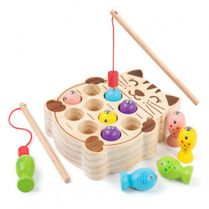 MA83 - JUEGO DE PESCA  DE MADERA MAGNETICO