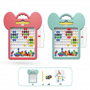 PI22 - PIZARRA MAGNETICA CON CUENTAS DE COLORES