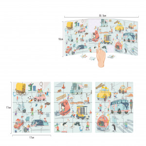 RM11 - ROMPECABEZAS MAGNETICO TRANSPORTES