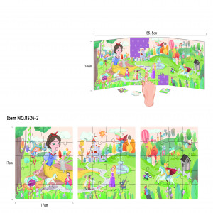 RM12 - ROMPECABEZAS MAGNETICO PRINCESAS