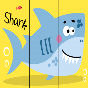 RP88 - ROMPECABEZAS 6 EN 1 ANIMALES MARINOS