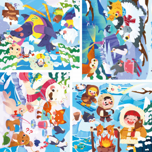 RP95 - BLOQUES ROMPECABEZAS 4 EN 1 ARTICO