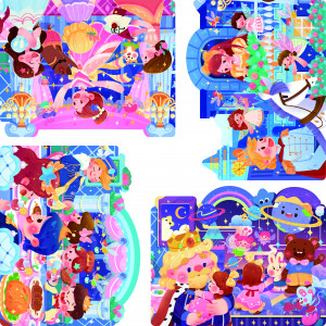 RP96 - BLOQUES ROMPECABEZAS 4 EN 1