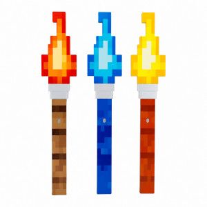 DI46 - ANTORCHA DE PIXELES CON LUZ