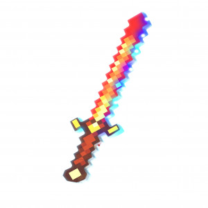 DI48 - ESPADA DE PIXELES CON LUZ