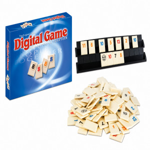 JM33 - JUEGO DE MESA CON FICHAS NÚMERICAS. 36 PCS