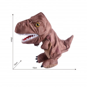 JB22 - PELUCHE TITERE DE MANO DINOSAURIO T-REX