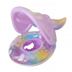 IN72 - INFLABLE SALVAVIDAS CON TECHO. FANTASÍA DE SIRENA